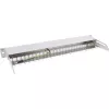 InLine Blank Patch Panel wysuwany 19 cali 24 porty 1U jasnoszary