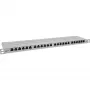 InLine 19-calowy patch panel Cat.6A 0.5U 24-portowy, z osłoną przeciwpyłową, szary