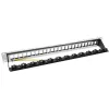 InLine Patch panel 24-way, Keystone empty panel Patch panel, 19 inch, 1U, czarny