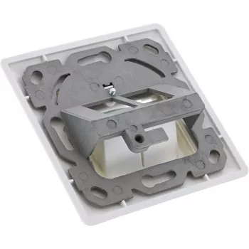 InLine Cat.6A puszka podtynkowa 2x RJ45 biała RAL9010