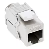 InLine Cat.6A puszka podtynkowa 2x RJ45 biała RAL9010