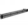 InLine Blank RJ45 Keystone patch panel 19 cali, 48 portów, 1U, czarny