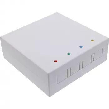 InLine FTTH pusta puszka zakończeniowa dla maks. 4x LC duplex / 4x SC simplex, biała