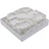InLine FTTH pusta puszka zakończeniowa dla maks. 4x LC duplex / 4x SC simplex, biała