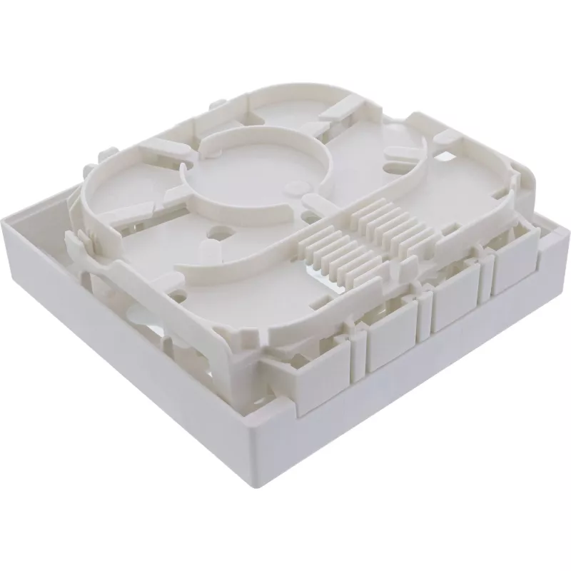 InLine FTTH pusta puszka zakończeniowa dla maks. 4x LC duplex / 4x SC simplex, biała