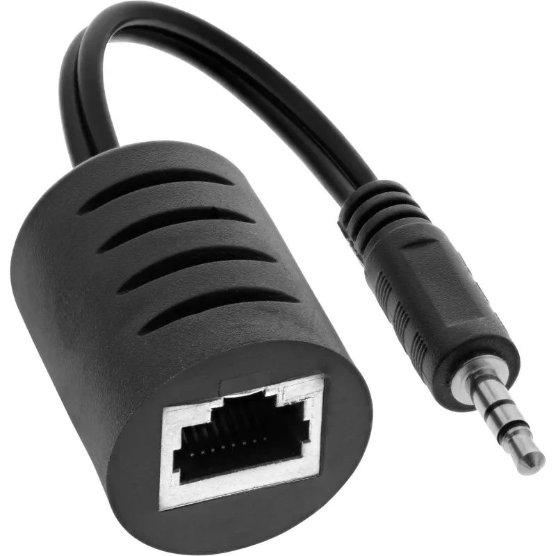 InLine 3.5mm Audio over LAN / Ethernet / RJ45 kabel max. 50m kompletny zestaw