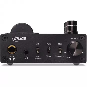 InLine AmpUSB-EQ, Hi-Res AUDIO HiFi DSD USB Audio DAC