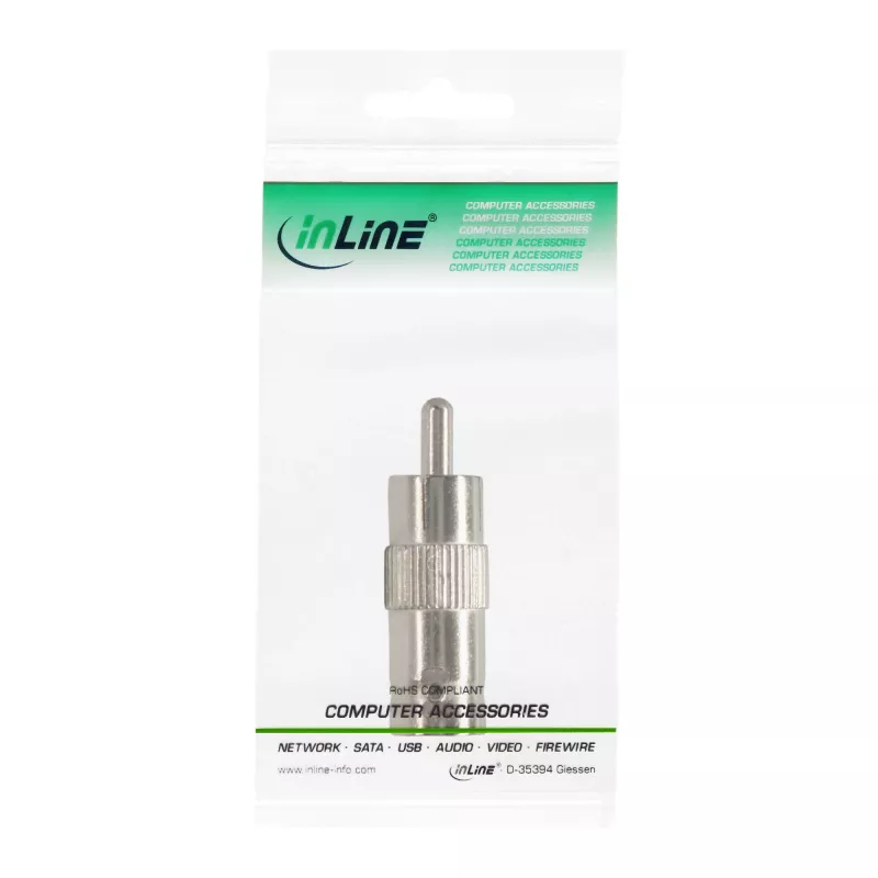 Adapter wideo InLine 99320 RCA męski na BNC żeński