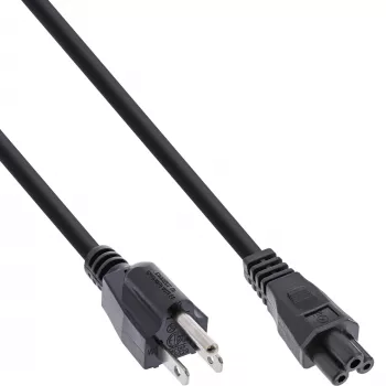 Kabel zasilający InLine B-16656U czarny 2 m NEMA 5-15 IEC C5