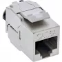InLine 24-port Bulk Pack Keystone RJ45 Jack cienki SNAP-In Cat.6A z integrowaną opaską kablową (B-76202P)