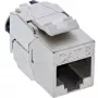 Moduł keystone InLine B-76202Q — płaski szary RJ-45, 14,5×31,8×19,4 mm