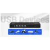 ATEN 2-portowy przełącznik KVMP USB 4K HDMI z obsługą dwóch wyświetlaczy (w komplecie kable)