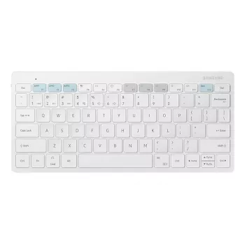 Samsung mobile device klawiatura EJ-B3400BWGGDE biała Bluetooth QWERTZ niemiecka AAA 280,4×127,4×15,4 mm