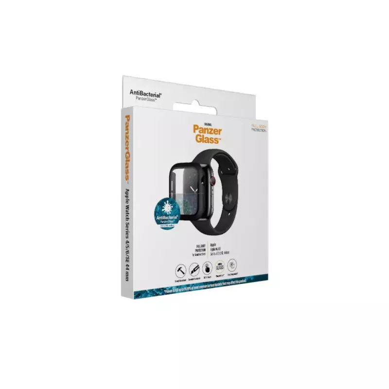 PanzerGlass ® Etui Full Body czarne Apple Watch SE 3 | SE | 6 | 5 | 4 | 44mm