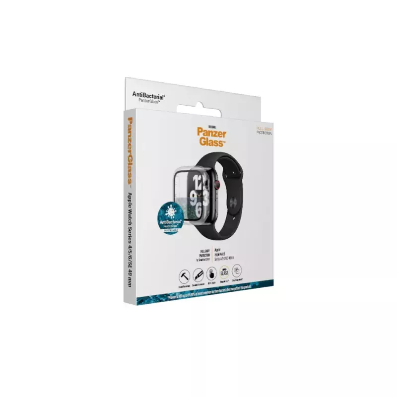 PanzerGlass ® Full body etui Transparent Apple Watch Series SE 3 | 6 | 5 | 4 | 40mm