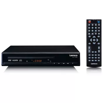 Odtwarzacz DVD Lenco DVD-120 Czarny NTSC PAL 20-20000 Hz 90 dB