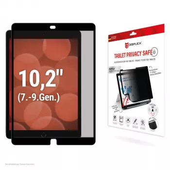 Displex TABLET PRIVACY SAFE zdejmowalny dwukierunkowy filtr prywatyzujący do iPada 10,2 inch (7./8./9. gen.)