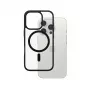 PanzerGlass® HardCase Transparent z czarną ramką MagSafe iPhone 16 Pro