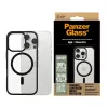 PanzerGlass® HardCase Transparent z czarną ramką MagSafe iPhone 16 Pro