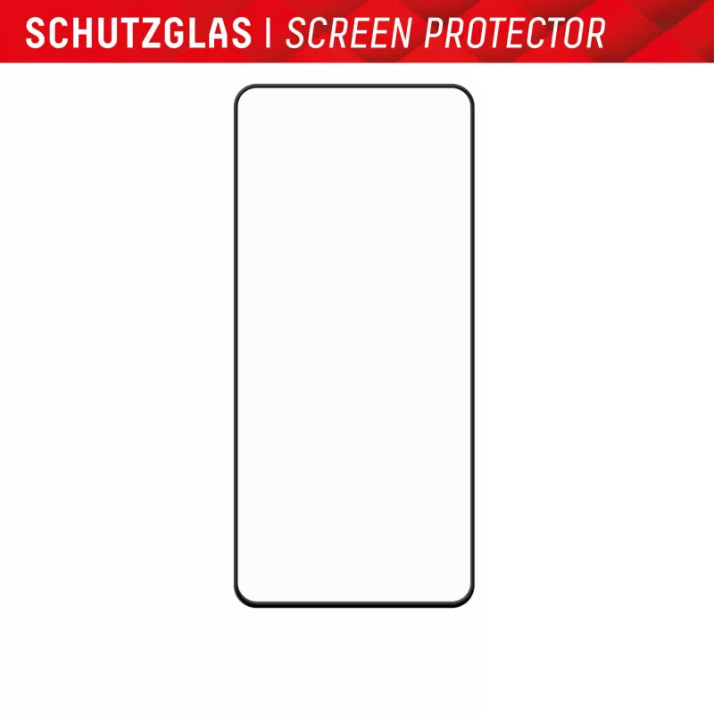 Displex Premium Ochrona ekranu (Full Cover, 10H) dla Samsung Galaxy S22+/S23+, Eco Mounting Frame, Full Cover