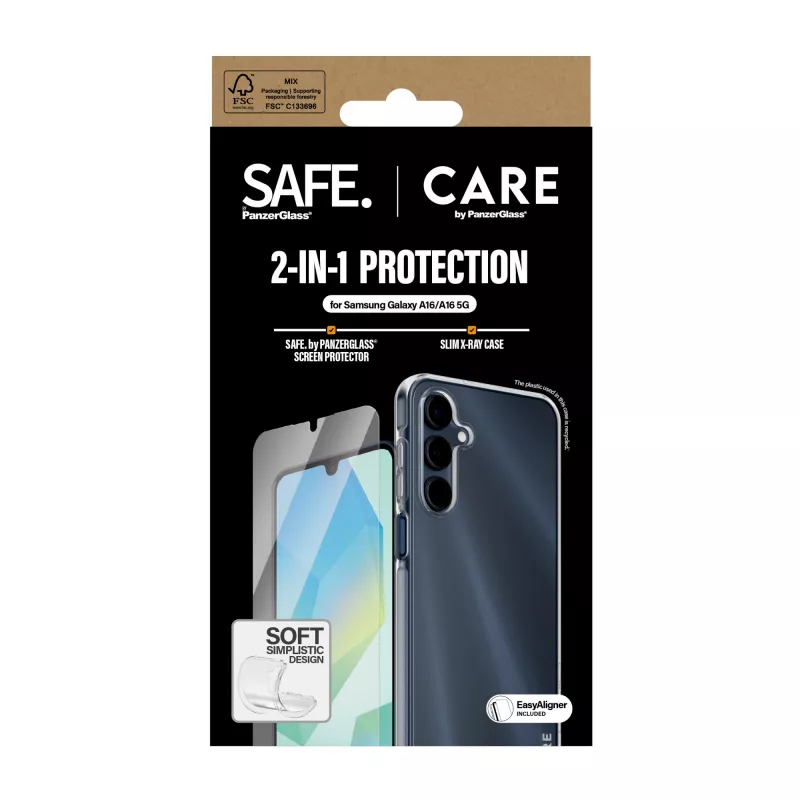 PanzerGlass CARE™ by ® zestaw 2-w-1 Samsung Galaxy A16 4G | A16 5G