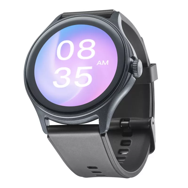 Cellularline ION PRO Round Bluetooth® smartwatch z aplikacją, 3,51 cm (1,38 cala), TFT, ekran dotykowy, 0,00064 GB, 98 g