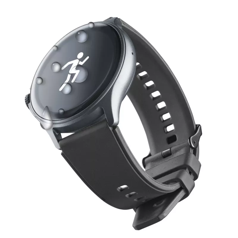 Cellularline ION PRO Round Bluetooth® smartwatch z aplikacją, 3,51 cm (1,38 cala), TFT, ekran dotykowy, 0,00064 GB, 98 g