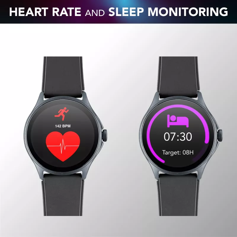 Cellularline ION PRO Round Bluetooth® smartwatch z aplikacją, 3,51 cm (1,38 cala), TFT, ekran dotykowy, 0,00064 GB, 98 g