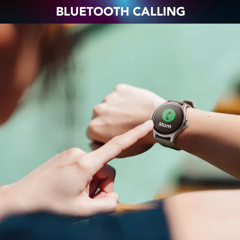Cellularline ION PRO Round Bluetooth® smartwatch z aplikacją, 3,51 cm (1,38 cala), TFT, ekran dotykowy, 0,00064 GB, 98 g