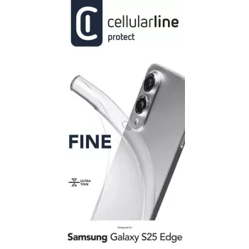 Cellularline Fine - Galaxy S25 Edge, Cover, Samsung, Galaxy S25 Edge, 16.9 cm (6.66 inch), Transparent