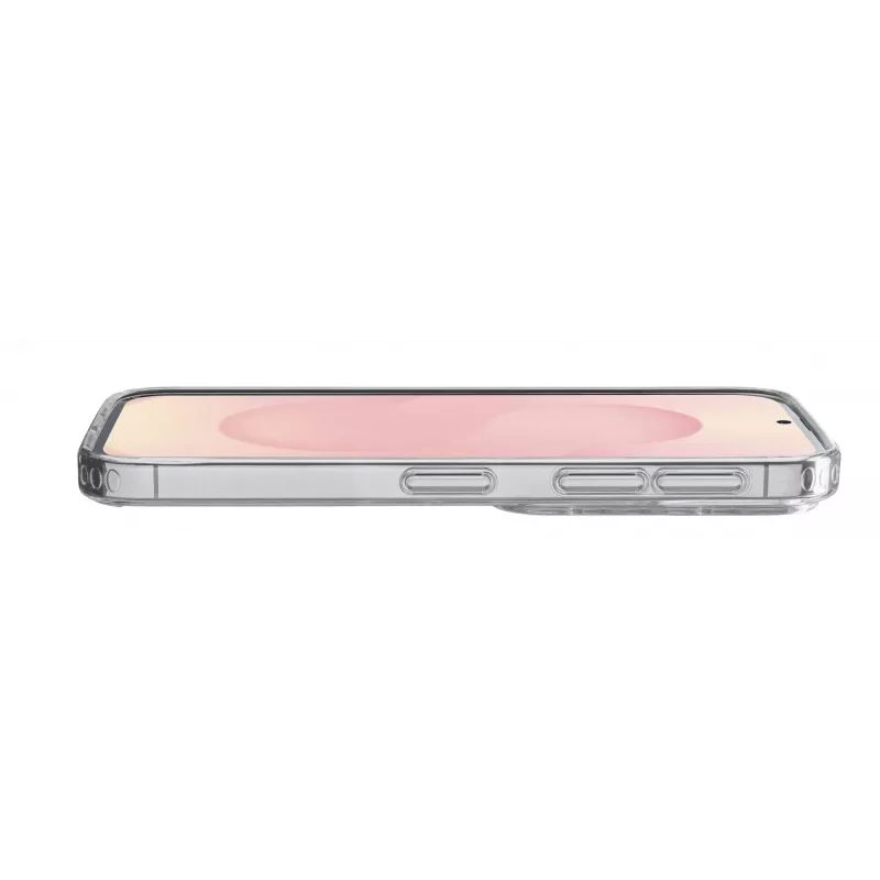 Cellularline Clear Strong - Galaxy S25 Edge twarde etui z gumowymi krawędziami