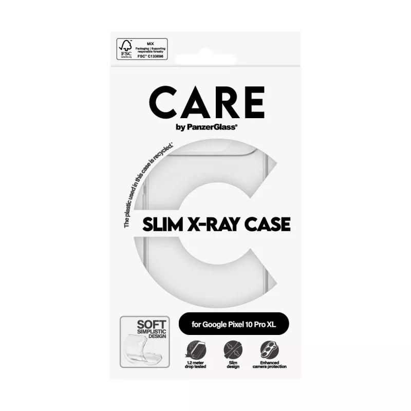 PanzerGlass CARE by modne etui Transparent X-Ray Soft Google Pixel 10 Pro XL