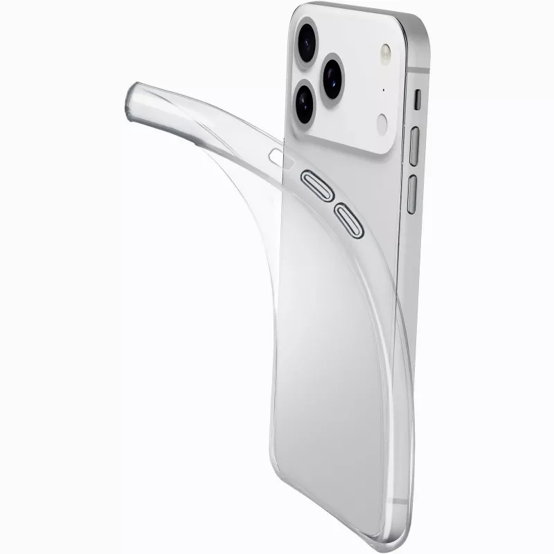 Cellularline Fine - iPhone 17 Pro, etui, Apple, iPhone 17 Pro, 16 cm (6,3 inch), przezroczysty