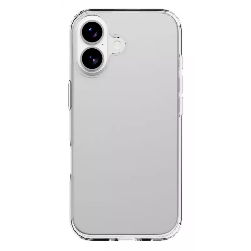 Cellularline Clear Protect - etui twarde do iPhone 17 z gumowymi krawędziami