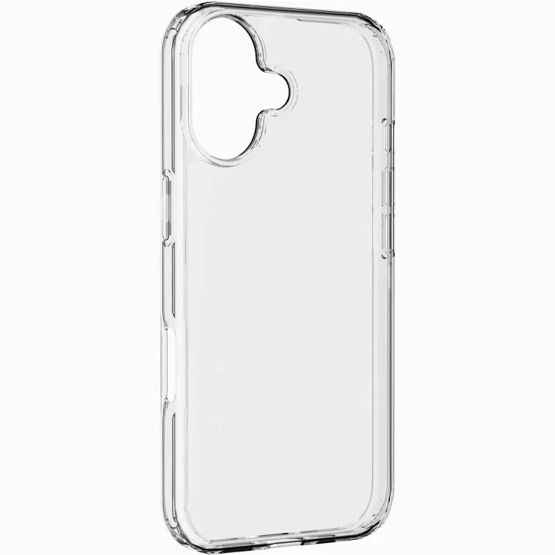 Cellularline Clear Protect - etui twarde do iPhone 17 z gumowymi krawędziami