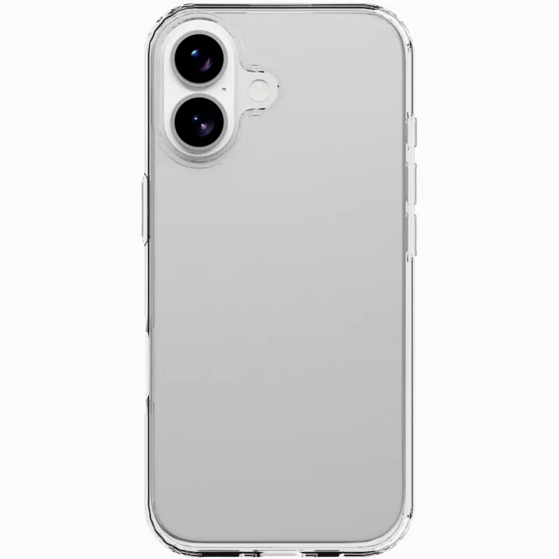 Cellularline Clear Protect - etui twarde do iPhone 17 z gumowymi krawędziami