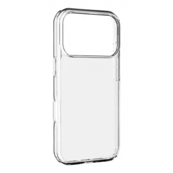 Cellularline Clear Protect - twarde etui iPhone 17 Pro z gumowanymi krawędziami