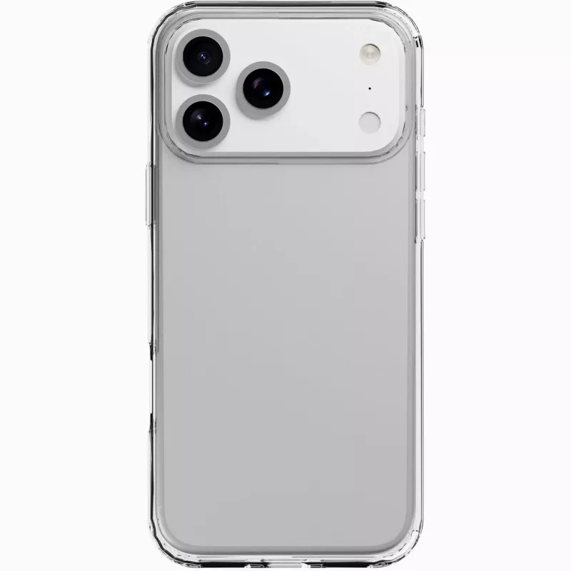 Cellularline Clear Protect - twarde etui iPhone 17 Pro z gumowanymi krawędziami