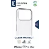 Cellularline Clear Protect - iPhone 17 Pro Max twarde etui z gumowymi krawędziami