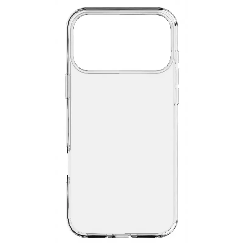 Cellularline Clear Protect - iPhone 17 Pro Max twarde etui z gumowymi krawędziami