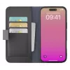 Cellularline Book Agenda - etui książkowe iPhone 17 ze skóry ekologicznej z zamknięciem magnetycznym