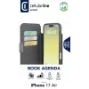 Cellularline Book Agenda - iPhone Air Etui książkowe ze skórą ekologiczną z zamknięciem magnetycznym