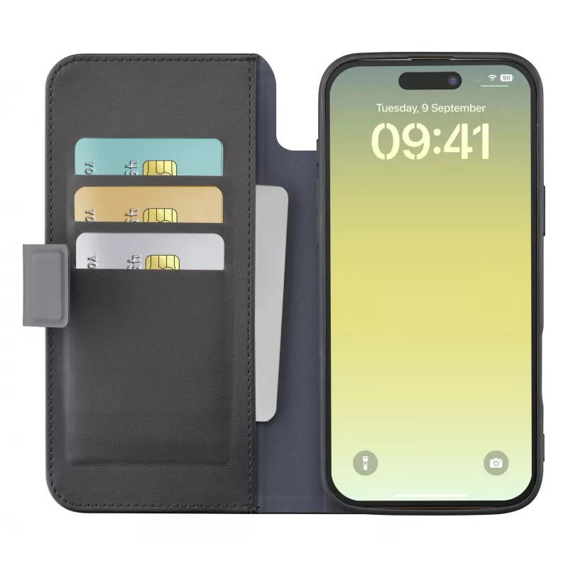 Cellularline Book Agenda - iPhone Air Etui książkowe ze skórą ekologiczną z zamknięciem magnetycznym