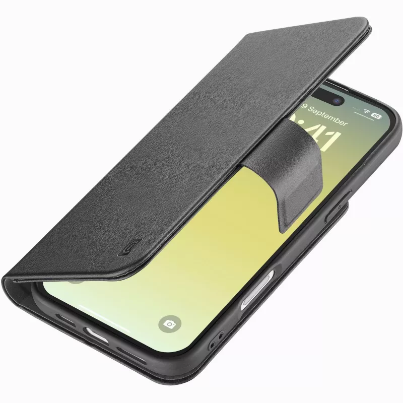 Cellularline Book Agenda - iPhone Air Etui książkowe ze skórą ekologiczną z zamknięciem magnetycznym