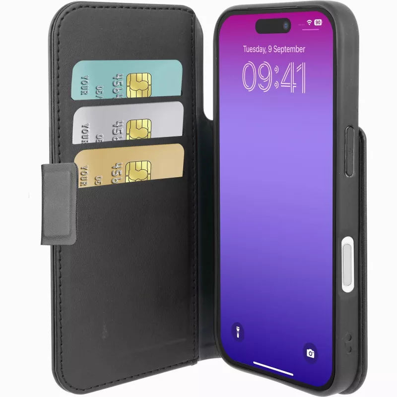 Cellularline Book Agenda - etui z efektem skóry dla iPhone 17 Pro z magnetycznym zapięciem
