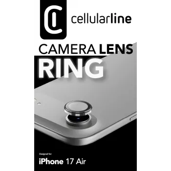 Cellularline Camera Lens Ring - iPhone Air Szkło hartowane do ochrony aparatu