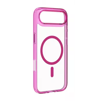 Cellularline Iconic Mag - przezroczyste etui iPhone Air z kolorowymi krawędziami, kompatybilne z ekosystemem MagSafe