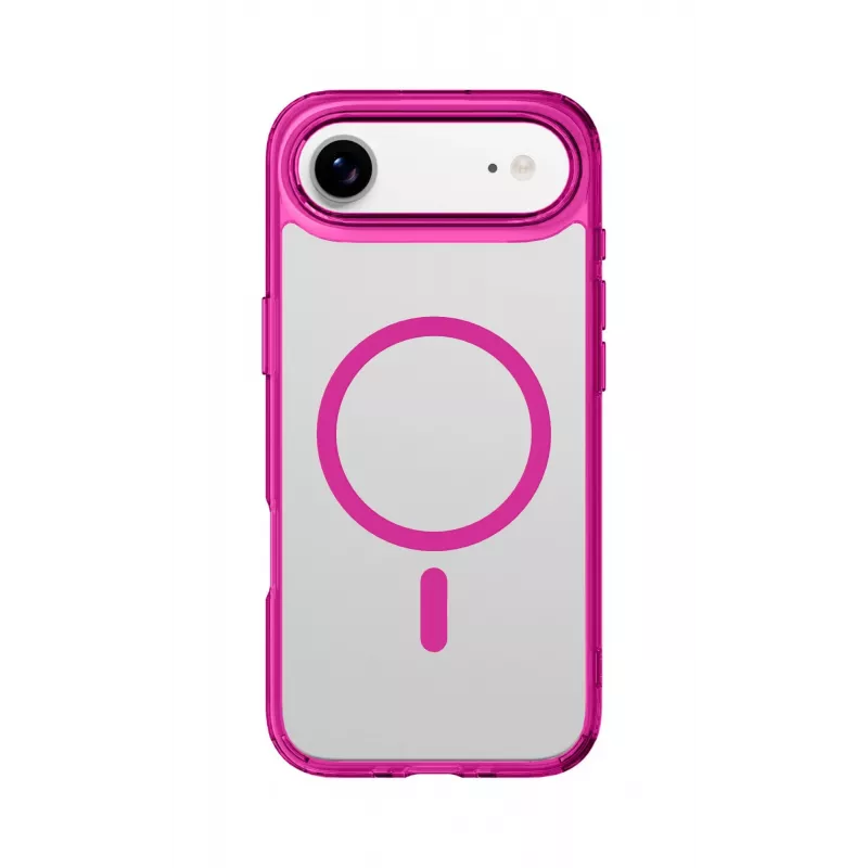 Cellularline Iconic Mag - przezroczyste etui iPhone Air z kolorowymi krawędziami, kompatybilne z ekosystemem MagSafe