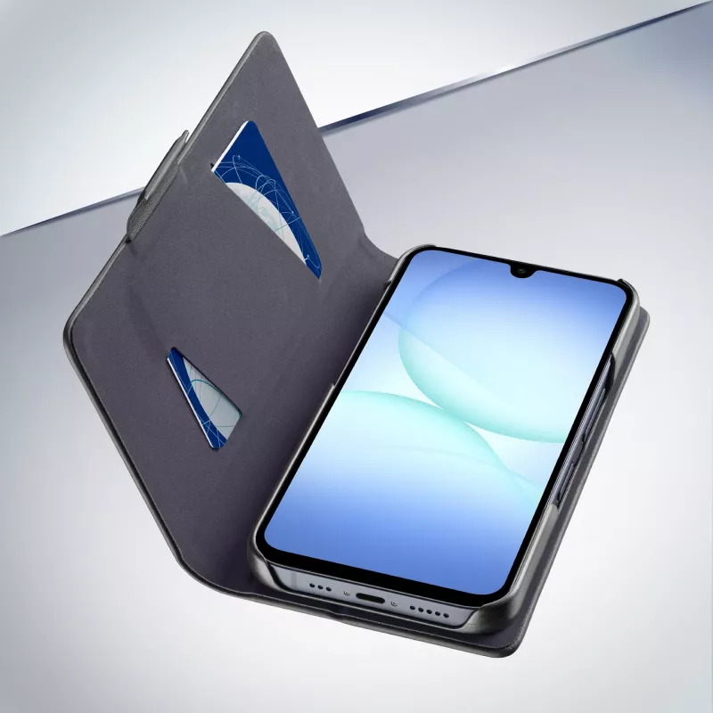 Cellularline Book - Galaxy A17 etui typu książka, Folio, Samsung, Galaxy A17, 17 cm (6,7 cala), czarny
