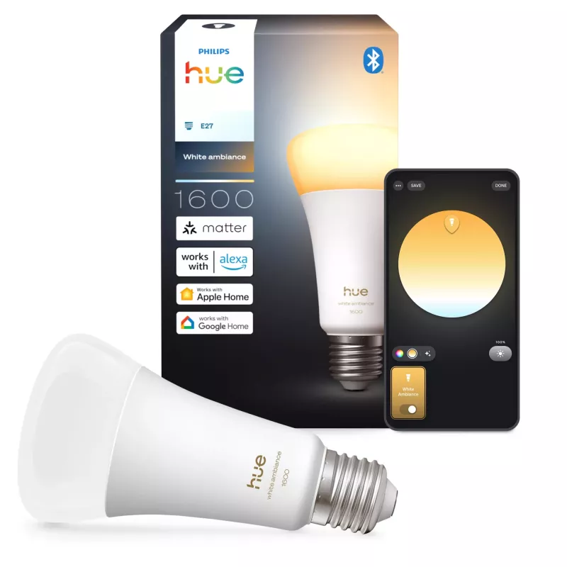 Philips Hue biały ambience A67 – inteligentna żarówka E27 – 1600